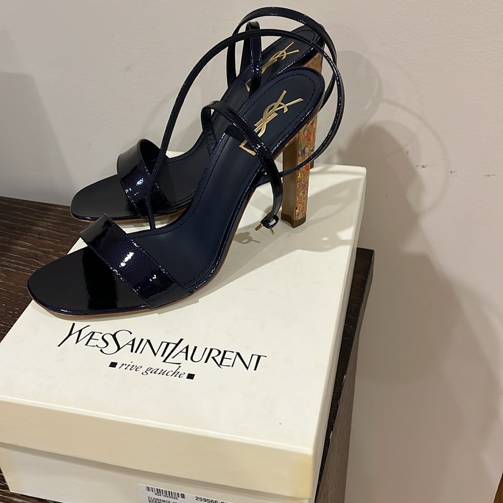 Brand New Authentic Yves Saint Laurent / YSL heels.  Size 40.5